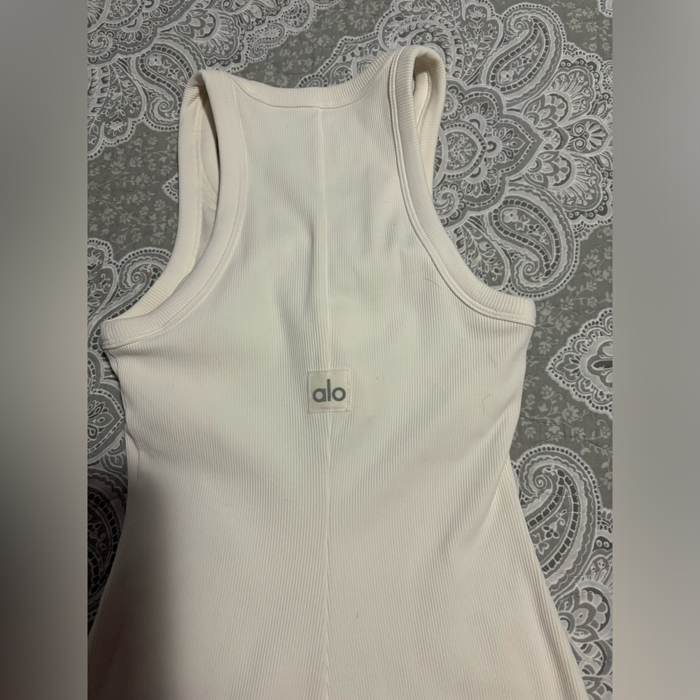 Alo ribbed bodycon dress. Never been worn.